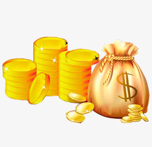 钱袋金币免抠
