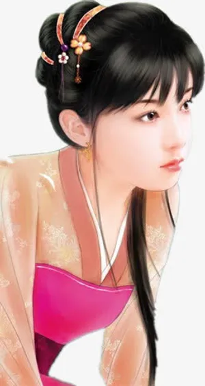 古代美女免抠