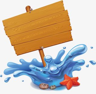 公告栏元素 PNG 素材 夏 立夏 暑天免抠