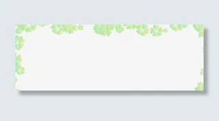 春季梦幻绿色四叶草免抠