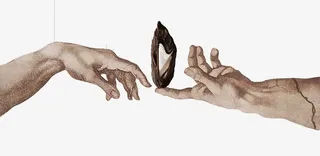 创意手连接手免抠