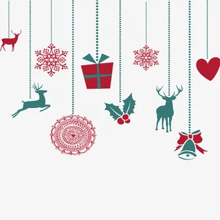 圣诞 卡通 雪花免抠