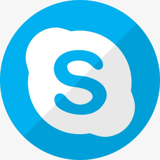 聊天谈话电子邮件消息Skype免抠