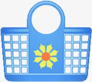 篮筐样式宣传海报免抠