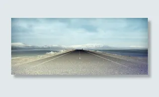 1920大气公路风景海报背景