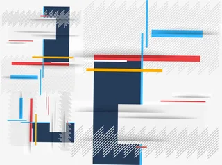 2016矢量线条几何商务科技风免抠