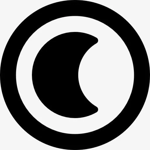 Moon在圈图标免抠