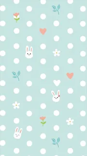 可爱萌卡通兔子H5背景高清