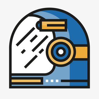 太空人头套图标免抠