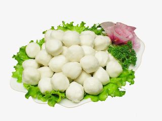 鲜鱼丸子免抠