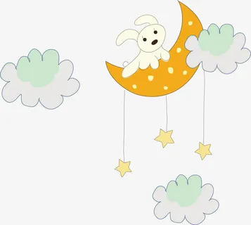 矢量图可爱的玉兔免抠