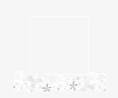 白色花丛植物免抠