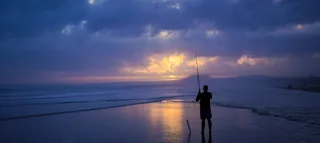 大气大海垂钓图高清