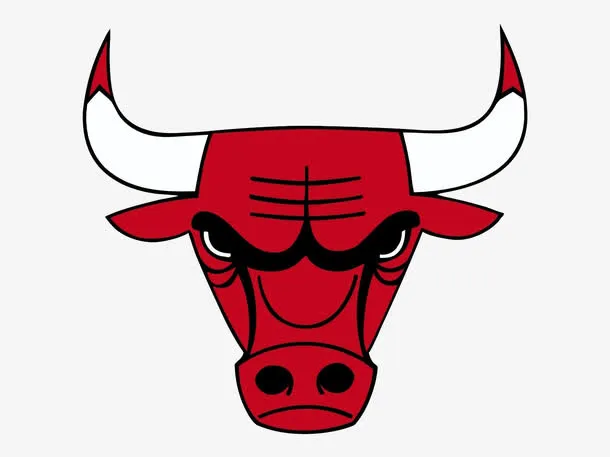 大图NBA公牛队标志免抠标签元素