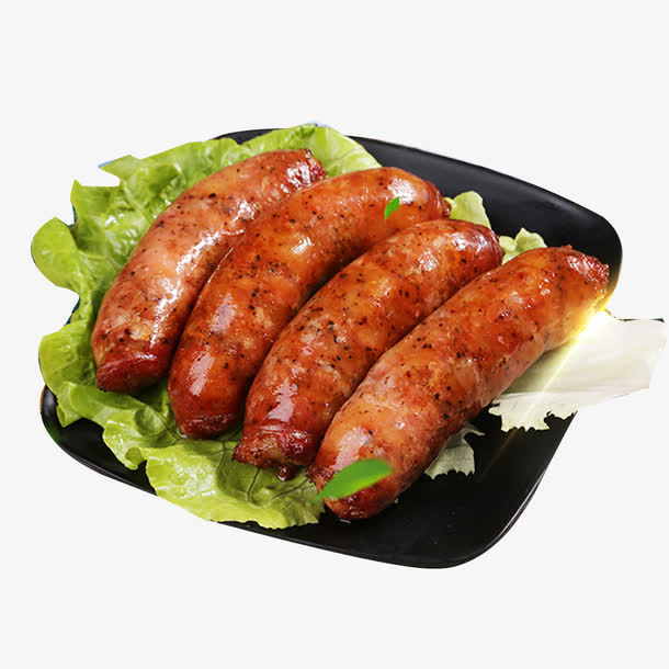 特色小吃美食烤肠免抠