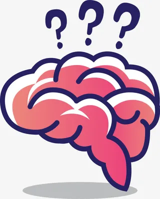 大脑思考问题免抠