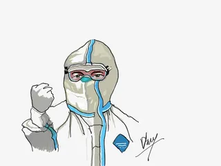 抵抗疫情的医生免抠