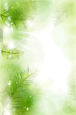 春天绿叶底纹背景背景高清