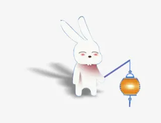 卡通小白兔免抠