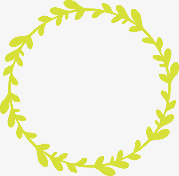 手绘花圈免抠