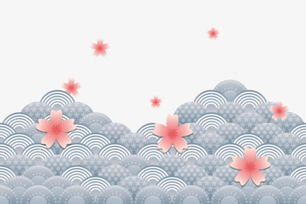 矢量中式背景免抠