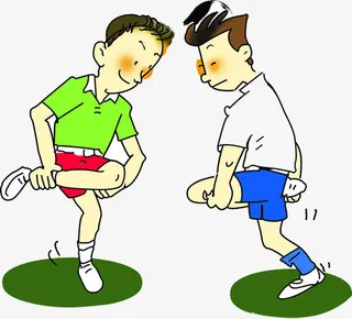 小时候玩的游戏撞腿免抠