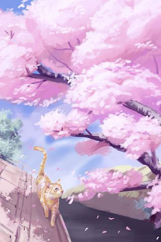 唯美浪漫粉色春季樱花节海报高清