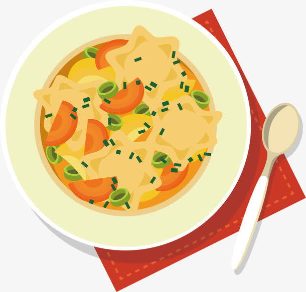饺子矢量图免抠