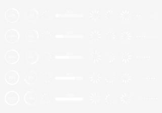 矢量白色简约扁平进度缓冲图标免抠