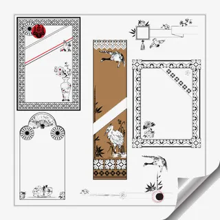中国风画框免抠