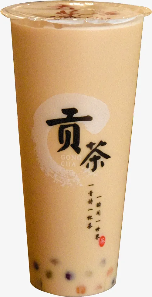 芋圆奶茶饮品免抠