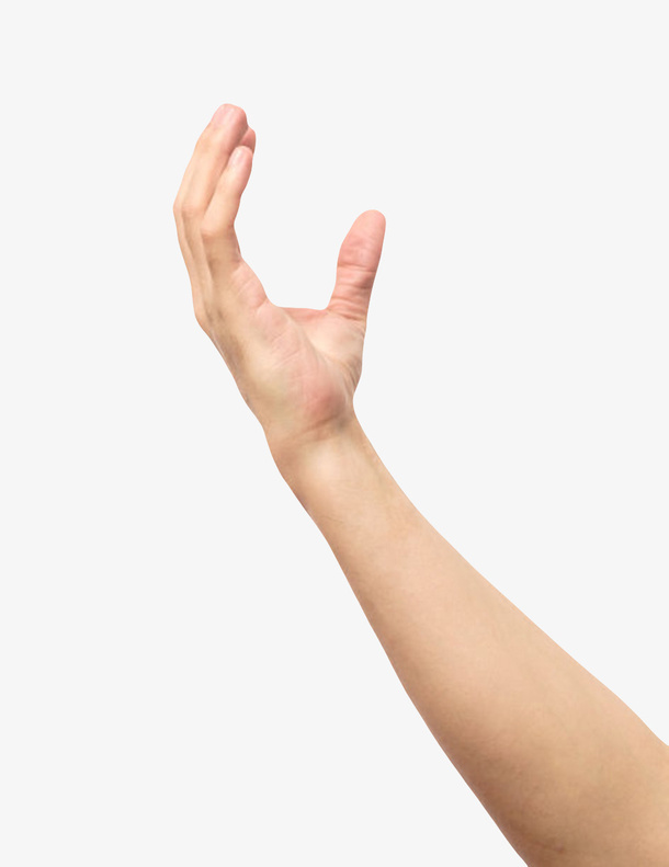 表示刚好手臂示意图素材免抠