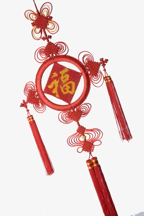 创意福字中国结免抠