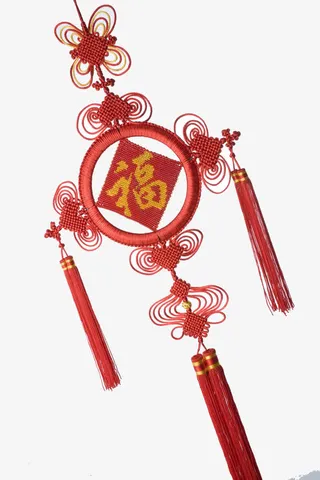 创意福字中国结免抠
