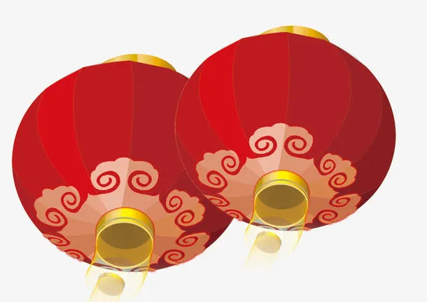 红色的灯笼免抠