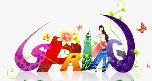 春天Spring免抠