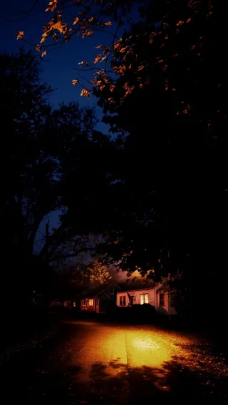 城市暗色唯美H5背景高清