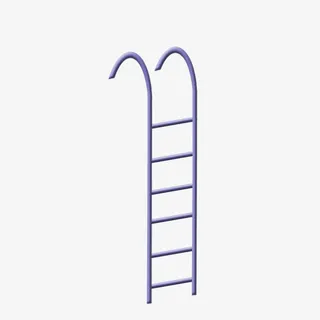 工具楼梯爬楼免抠