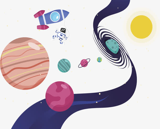 宇宙里的黑洞免抠