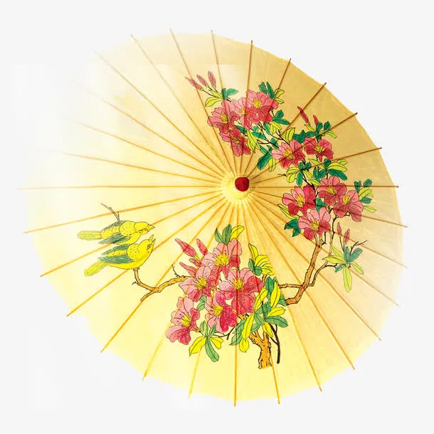 中秋油纸伞免抠