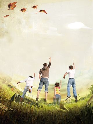 大学毕业青春不散场毕业拍照海报高清