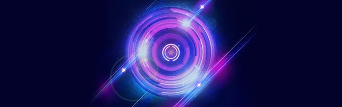 科技梦幻商务黑色海报banner背景高清