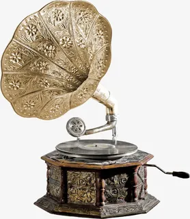 欧式唱机免抠