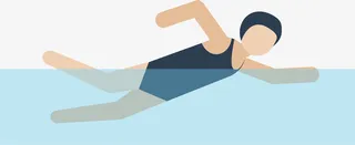 体育运动游泳运动免抠