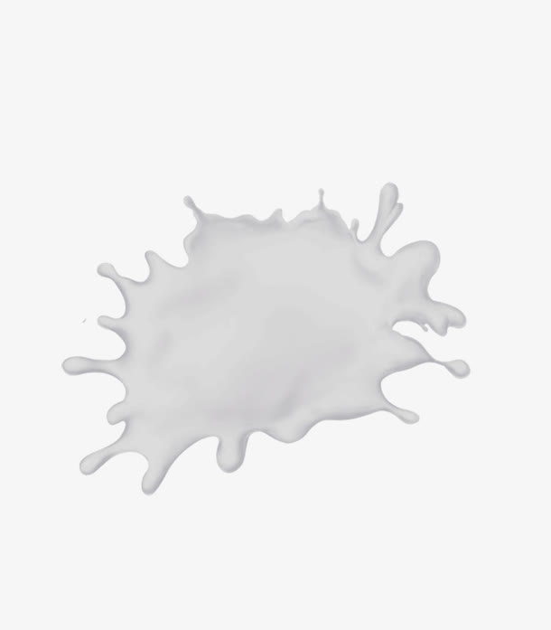 白色牛奶元素免抠