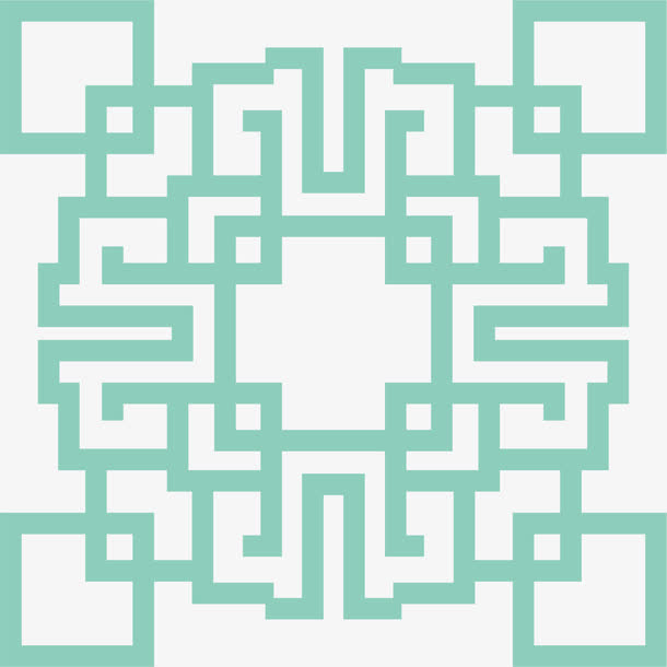 中式的文艺园林窗子免抠
