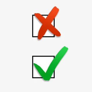 对错勾选符号免抠