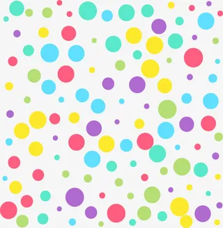 彩色点点免抠
