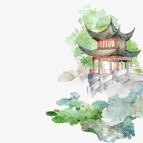 水墨画风景素材图片免抠