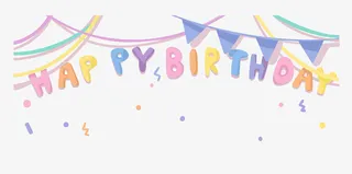 生日快乐HAPPY免抠节日其他节日元素